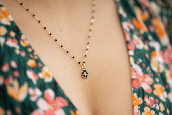 Pendentif Fleur de Gigi Clozeau