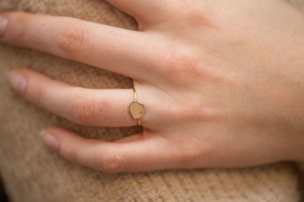 Bague Heptagone Miss Diamantissimo