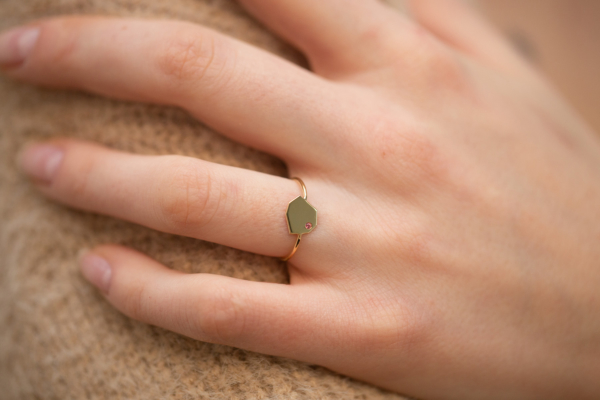Bague Heptagone Miss Diamantissimo