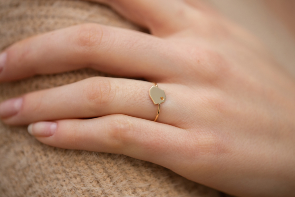 Bague Heptagone Miss Diamantissimo