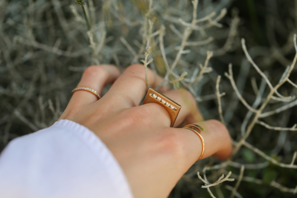 Bague Funambule Madame La Brune & La Blonde