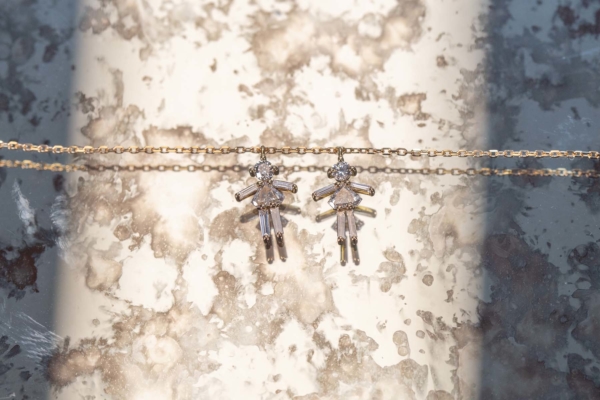 Collier Double Fille de Little Ones