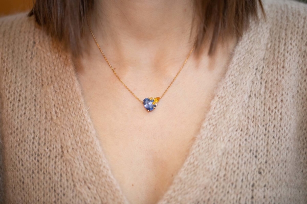 Collier Phénomène Saphir de Studio 28