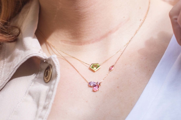 Collier Strate Péridot de Studio 28
