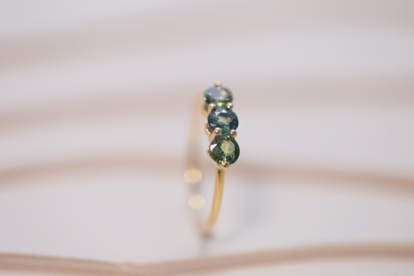 Bague Cascade Saphir Vert de Studio 28