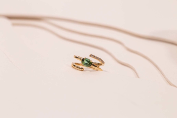 Bague Cime Tourmaline Verte de Studio 28