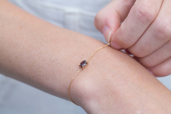 Bracelet Monolithe Grenat de Studio 28