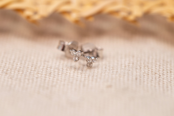 Boucle d'oreille Trio Diamant de Diamantissimo