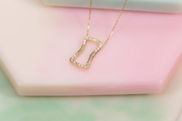 Collier Violette Diamant Semi-Pavé de Andi Marthe