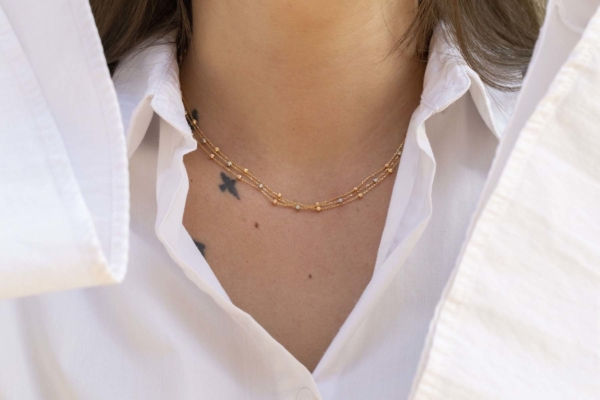 Collier Scintillant de Diamantissimo