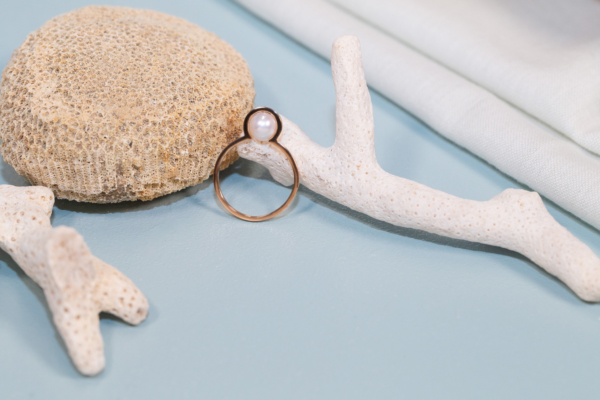 Bague Ruhl Perle Blanche de D1928