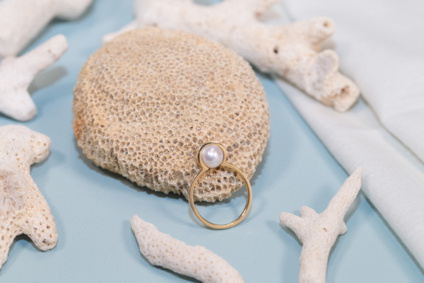 Bague Ruhl Perle Blanche de D1928