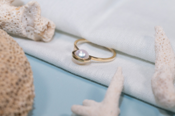 Bague Ruhl Perle Blanche de D1928
