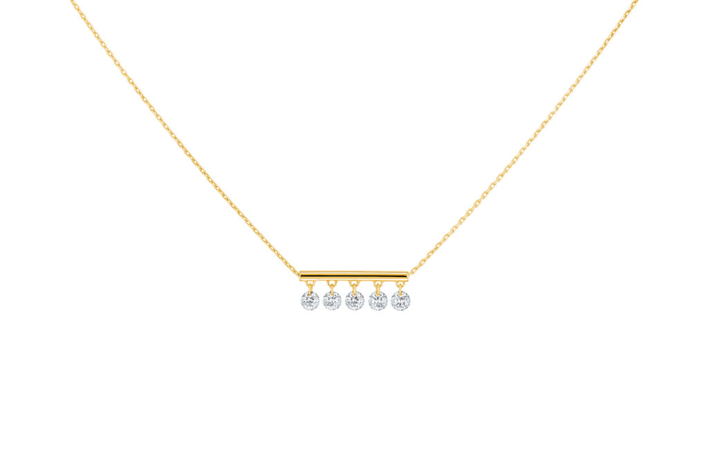 Collier Pampilles 5 Diamants