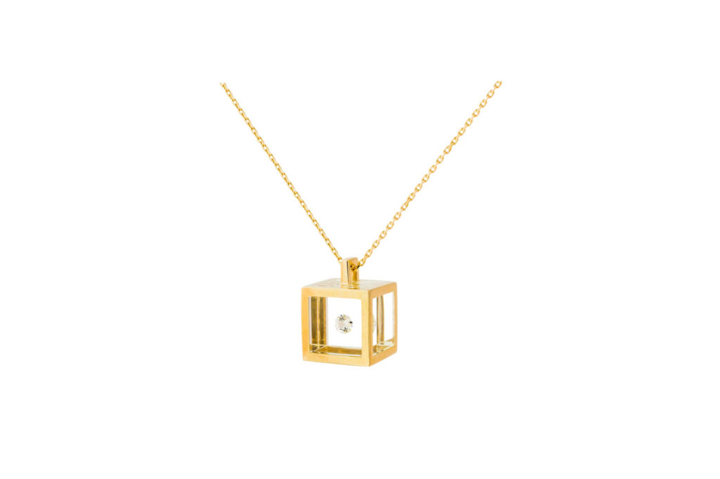 Collier Maxi Cube Or Pascal Morabito