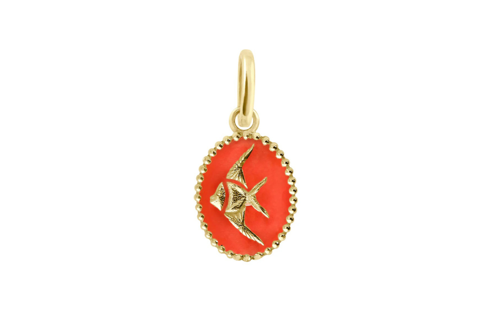 Pendentif poisson ange de Gigi Clozeau