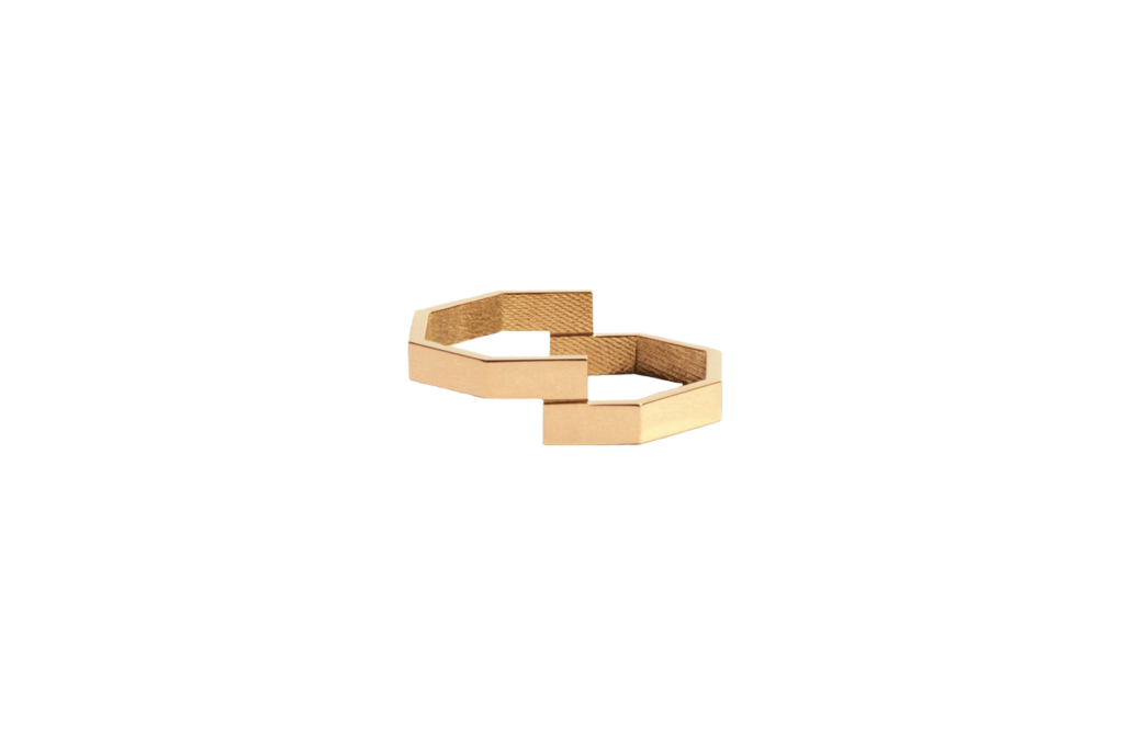 Bague Octogone Double de JEM